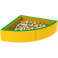 Мягкий бассейн для детей угловой 150х150 см HOP-HOP